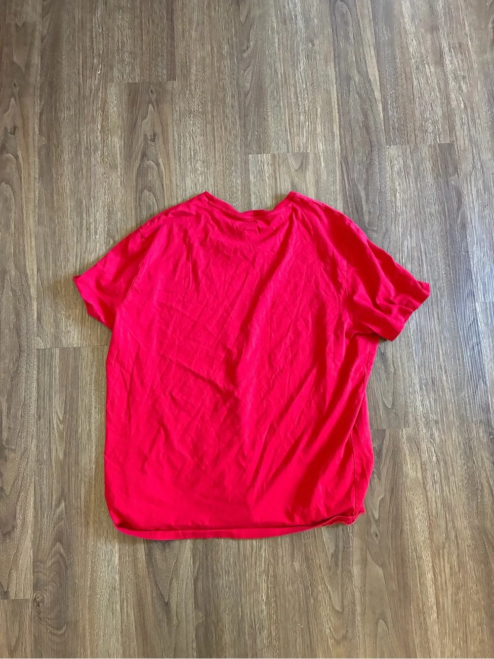 Polo Ralph Lauren Men’s Tee Shirt Polo Pony Size XL Red Crew Neck Short Sleeve